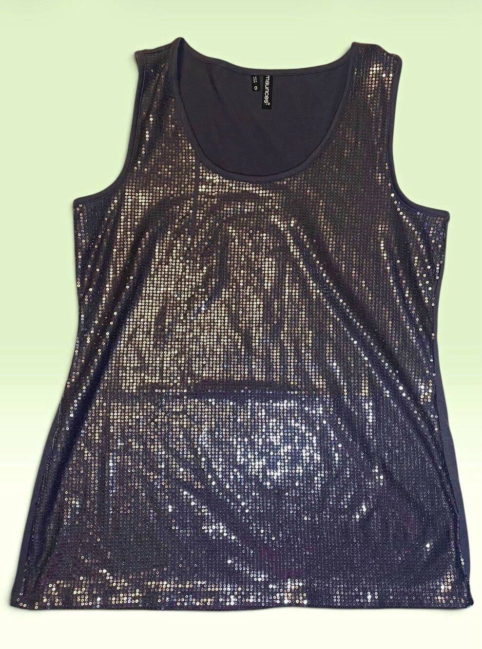 Maurices Sequin Scoop Tank Top Size 0